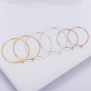 925 Sterling Silber Ohrring Schlaufen haken 18 Karat vergoldet Modische Natur Perle DIY Schmuck Schmuck Funds tücke Komponenten - Product Image 3