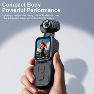 Cámara de Acción Portátil K28 5K Ultra con Estabilización de Imagen 270 °   Cámaras Deportivas de Bolsillo con Lente Giratoria y Reconocimiento Facial de 1000 mAh - Product Image 4