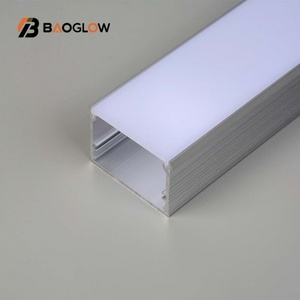 โปรไฟล์อะลูมิเนียมแบบไม่มีร่องสำหรับไฟ LED ขนาด 50*35 ซม. แบบกำหนดเองได้ พร้อมแผ่นกระจายแสงอะลูมิเนียมแบบใสและแบบขุ่น ลดราคาพิเศษ - Product Image 4