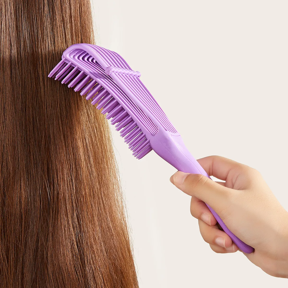 new product logo personalized Plastic Hairbrush head massage custom detangling hair brush For Women western hair brush