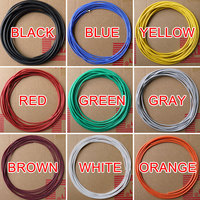 Fil de cuivre en caoutchouc de silicone souple 9AWG ~ 2AWG câble d'alimentation électrique flexible haute température bricolage fils de lumière LED