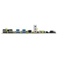 Grosir X99 Desktop DDR4/DDR3 64G Mainboard USB 3.0 Belakang I/O Antarmuka RJ45 Gigabit 12USB Tunggal