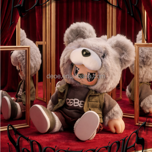 Nouveauté <span class=keywords><strong>2026</strong></span> : Jouets en peluche de collection unisexe série Rebel Bear the Street, boîte mystère (6 pièces/boîte) CHAOSWEET - Product Image 6