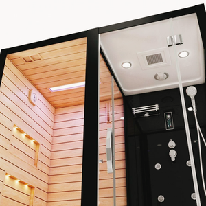 Verkaufsschlager Persönliche Dampfdusche Sauna-Kombination Spa-Wanne Saunakabine Hamam Sauna Nassdampf - Product Image 4