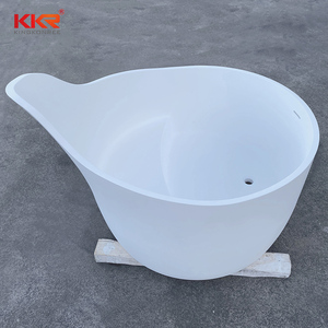 حوض استحمام حديث التصميم قائم بذاته مصنوع من السطح الصلب للشقق/الفلل/الفنادق - Product Image 3