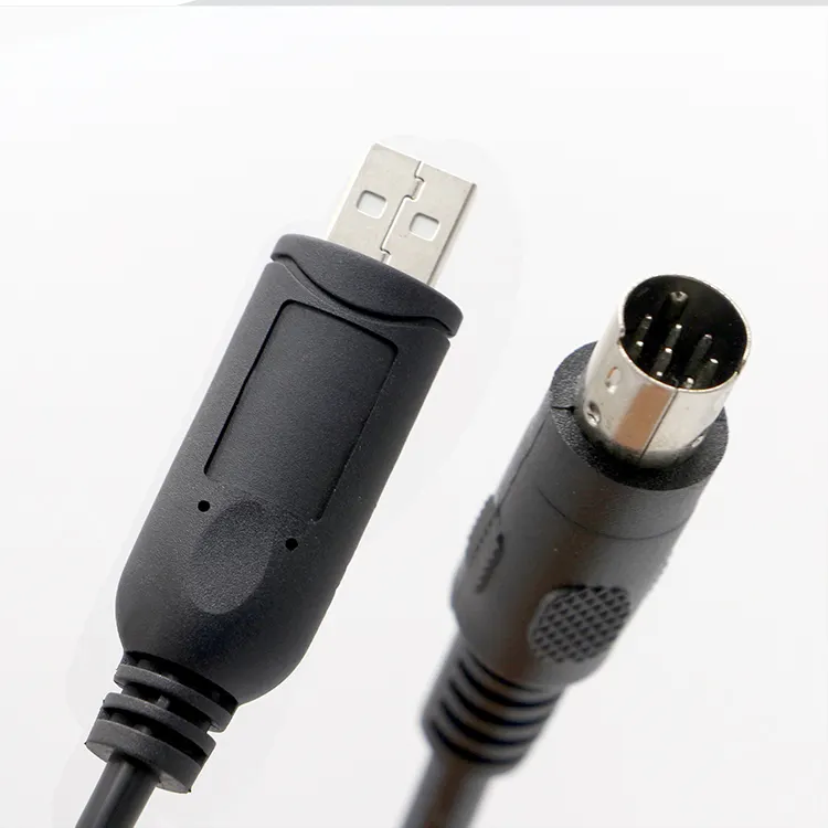 Kabel MINI DIN Midi FTDI 232rl USB Ke 8 Pin Kustom 3M 8M 12M dengan Harga Terbaik dan Kualitas Tinggi.