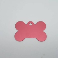 Écharpe de luxe personnalisée en aluminium et acier inoxydable gravée au laser double face, forme sur mesure, accessoires pour animaux, étiquette d'identification pour animaux de compagnie