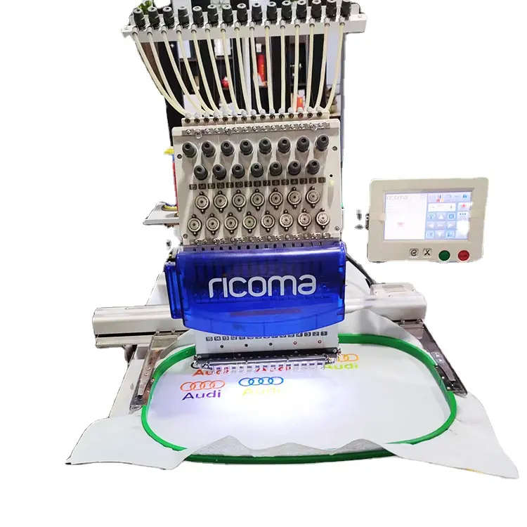RICOMA 1501 UNITED STATES brand Embroidery machine Industrial Application Single Head 15 NEEDLES