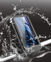 Support universel pour téléphone portable, étanche, pour moto et vélo, GPS, rotation 360°, réglable