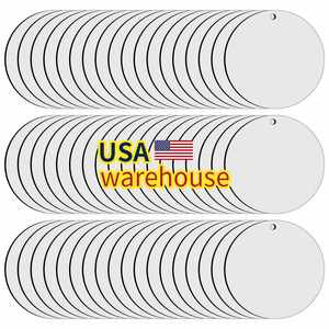 Adornos Redondos de MDF de Doble Cara, Productos Navideños, Artículos para Sublimación al por Mayor - Product Image 1