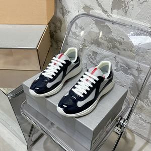 Chaussures de créateur en cuir verni brillant avec empiècements en maille, rétro, amortissantes, respirantes, légères, antidérapantes pour homme, printemps/hiver - Product Image 1