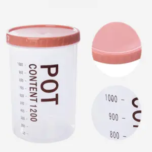 OEM Box Plastic Storage Factory Outlet Home Used Food Storage Canister With Lid Portable For Travel Logo Customizable