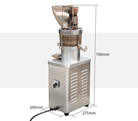 Extracteur de jus multifonctionnel automatique en acier inoxydable pour fruits, oranges, carottes, avec une puissance de 0,3 kW et 220 V
