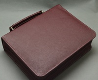 Nouveauté Produit le plus précieux Couverture biblique en cuir véritable de haute qualité avec fermeture éclair Couverture de livre Design haut de gamme Sac à main