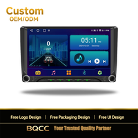 Autoradio Android 13-16 2Din 9 pouces BQCC, CarPlay sans fil, Android Auto, navigation GPS, FM RDS, caméra de recul AHD, lecteur multimédia