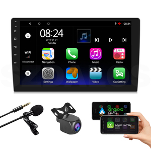 Prix Usine – Lecteur Multimédia Universel 9 Pouces 4+64 Go pour Tableau de Bord, Système Android 15, Carplay, Radio Double Din, Écran Android pour Voiture - Product Image 2