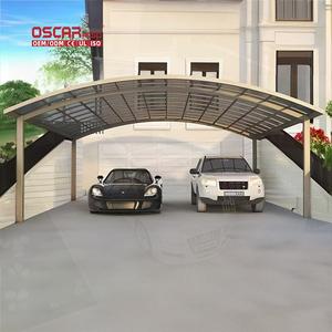 Garages modernes préfabriqués Stockage <span class=keywords><strong>de</strong></span> voiture en aluminium Garage bon marché avec toit en polycarbonate Maison Cour Atelier <span class=keywords><strong>Abri</strong></span> d'auto - Product Image 2