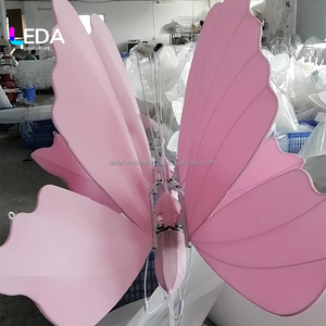 LEDA Venta al por Mayor de Fábrica, Luces LED de Mariposas Móviles para Decoración de Bodas, Lámpara de Mariposas LED para Decoración de Fiestas - Product Image 4