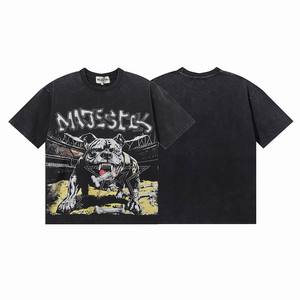 เสื้อยืด MAJESTIK ผู้ชาย ผ้าฝ้าย 100% สกรีนลาย ปักเพชร น้ำหนักมาก 250 GSM เป็นมิตรกับสิ่งแวดล้อม คอกลม แขนสั้น - Product Image 3