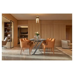 Estilo moderno Premium Venta caliente para uso interior-Precio de fábrica para el vestíbulo del hotel Hogar Sala de estar <span class=keywords><strong>Mesas</strong></span> de comedor de mármol - Product Image 5