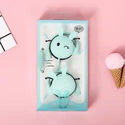 Wholesale Kids Gift Hanging Ear <strong>Cute</strong> <strong>Cartoon</strong> Rabbit Ear Wired Earphone Headset Headphone <strong>Earbuds</strong> With Microphone