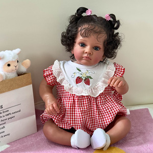 Muñeca Bebé Reborn de 24 Pulgadas, Cuerpo de Vinilo de Silicona y Extremidades de Silicona, 60 cm, Muñeca Bebé Reborn de Silicona Realista - Product Image 1