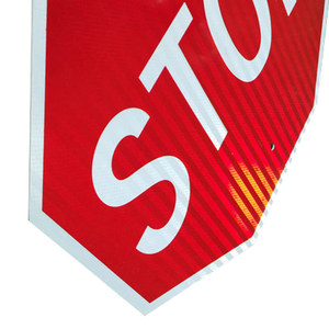 Cartello <span class=keywords><strong>STOP</strong></span> Personalizzato ad Alta Visibilità, Riflettente e Stampabile, Segnale di Avvertimento per Traffico Stradale - Product Image 2