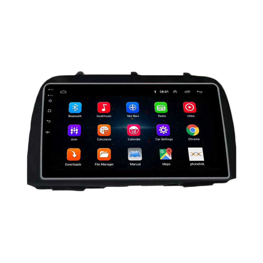Cho Mazda CX-5 2013-2015 Radio Headunit Thiết Bị Đôi 2 Din Octa-core Quad Android Car Stereo GPS Navigation Carplay