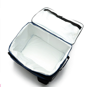 Southeast Asian Factory Trolley Collapsible Ice Wrap <strong>with</strong> <strong>Wheels</strong> Pull Rod Pack Cooler Insulated <strong>Bag</strong> for Folding - Product Image 3