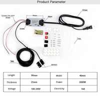 Contrôleur de porte de garage WiFi pour maison intelligente, alerte de statut en temps réel, gestion multi-portes pour propriétés locatives