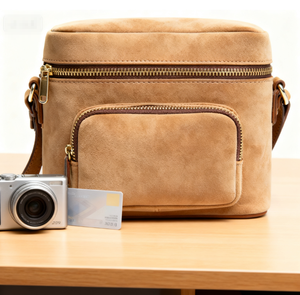 Fabricant de <span class=keywords><strong>sac</strong></span> en cuir durable anti-effilochage pour appareil <span class=keywords><strong>photo</strong></span> DSLR Compatible Brown Crossbody Changeable Strap for Wildlife Photography - Product Image 1