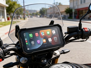 Navigation GPS pour moto personnalisable de 6,25 pouces, CarPlay et Android Auto sans fil, étanche IP67, double Bluetooth, ODM/OEM - Product Image 3
