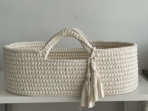 Haute qualité bébé <span class=keywords><strong>berceau</strong></span> coton corde Crochet moïse panier nouvelle-zélande pin bois bascule et sécurité <span class=keywords><strong>berceau</strong></span> meilleur cadeau <span class=keywords><strong>pour</strong></span> les nouveau-nés - Product Image 5