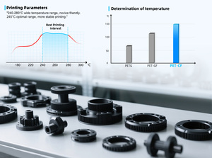 MINGDA <strong>PET</strong>-CF 3d Print Material Pla Petg Plus <strong>Filament</strong> 1.75mm Abs Black Flexible 3d Printing <strong>Filament</strong> Pla 1kg - Product Image 6