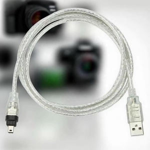 Cable de Datos Premium de 150 cm IEEE-1394 <span class=keywords><strong>Firewire</strong></span> a <span class=keywords><strong>USB</strong></span>, Conector ILink Macho de 4 Pines a <span class=keywords><strong>USB</strong></span> 2.0, con Revestimiento de PVC y Par Trenzado para Cámara y PC - Product Image 2
