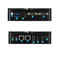 Mini PC EGLOBAL sin Ventilador, Intel Pentium J6426, DDR4, MSATA, SSD M.2, Win10, 4 USB, Nuc, DP, HD, 2 RJ45, Gigabit LAN, Audio, Linux