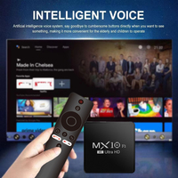 Decodificador Topleo Android TV Box 2024 4K Android 13 Mx10 F1 Digital al Por Mayor Certificado Onn Smart Android TV Box