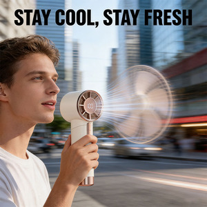 พัดลมมือถือ พัดลมโซลาร์ พัดลมมินิแบบชาร์จไฟได้ พัดลมตั้งโต๊ะ พัดลมเพดาน พร้อมไฟ - Product Image 5