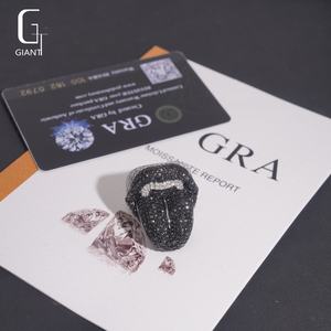 9.02ct Hoge Kwaliteit VVS D Sterling 925 Zilveren Tong Moissanite Ring Hiphop Iced Out Ringen Slaagt voor Diamanttester Fijne Heren Sieraden - Product Image 2