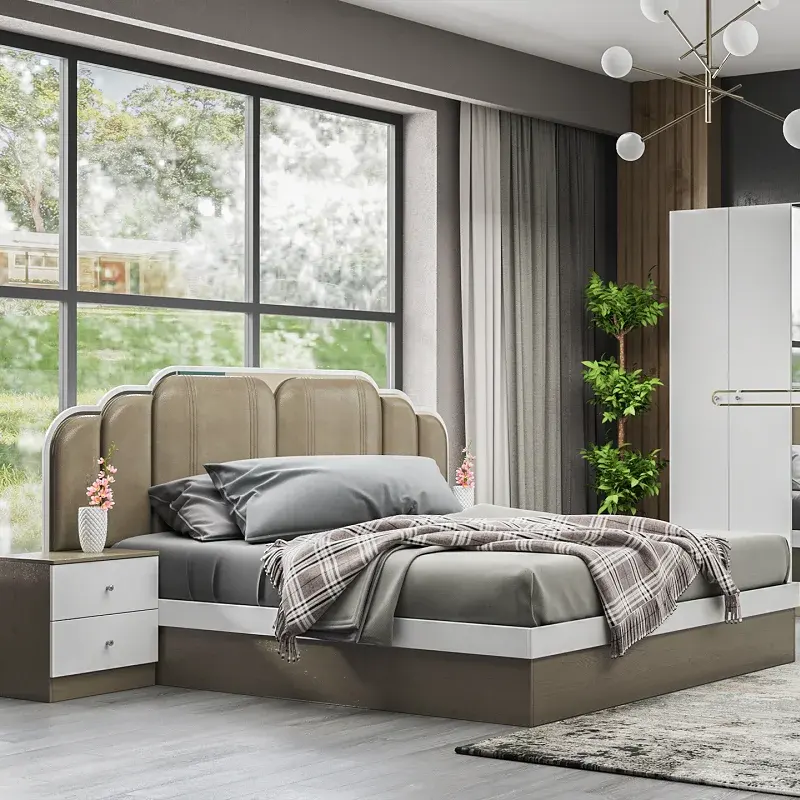 침실 가구 고품질 현대 세련된 맞춤형 침실 세트 현대 침실 세트