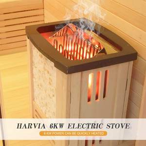 Smartmak Indoor Holz-Dampfsauna Traditionelle Dampfsauna - Product Image 6