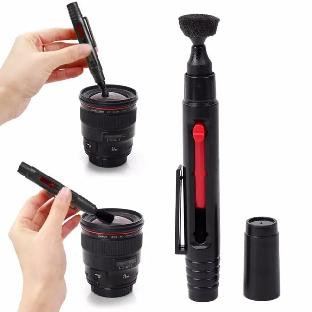 Manufacturer Camera Filters Lens Kit Dust Wiping Clean Lens Pen Brush Cleaner Pen for Canons Nikons Sonys Glasses
