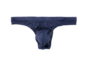 Slip perizoma da uomo sexy in rete trasparente con motivo a stella e sacchetto a bomba, intimo maschile per la rivendita - Offerta imperdibile - Product Image 6
