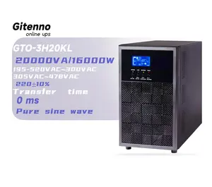 20kva 3Phase In 1 Phase Out Online Ups Ecologic Battery Backup Surge Protector UPS System Uninterruptible Power Supply