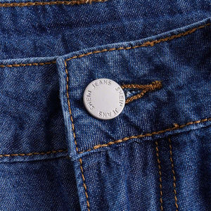 הסיטונאי קיץ האופנה החדשה, חתוך חצאית ג 'ינס דק חצאית ג' ינס דק לא סדיר לנשים - Product Image 4