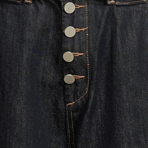 Jeans de Mezclilla Anchos de Estilo Urbano con Botones, 100% Algodón, Diseño Holgado, Estilo Casual, del Fabricante Original - Product Image 4