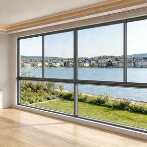 Fenêtre coulissante en aluminium à <span class=keywords><strong>double</strong></span> <span class=keywords><strong>vitrage</strong></span> Low-E avec moustiquaire – Offre Spéciale - Product Image 2