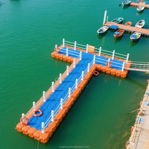 منصة سباحة عائمة من البلاستيك عالي الكثافة مع بركة للرياضات المائية والترفيه - Product Image 2