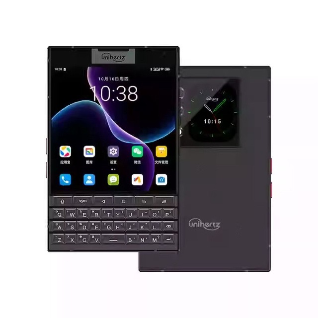 Uni-hertz Titan 2 2025 Dual-Screen QWERTY Physical Keyboard 5G Dimensity 7300, 12GB+512GB, 50MP Camera & 5050mAh Battery