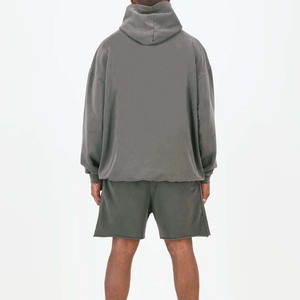 Conjunto de Sudadera con Capucha y Pantalones Cortos para Hombre, Chándal de Algodón, Ropa Deportiva Informal - Product Image 5